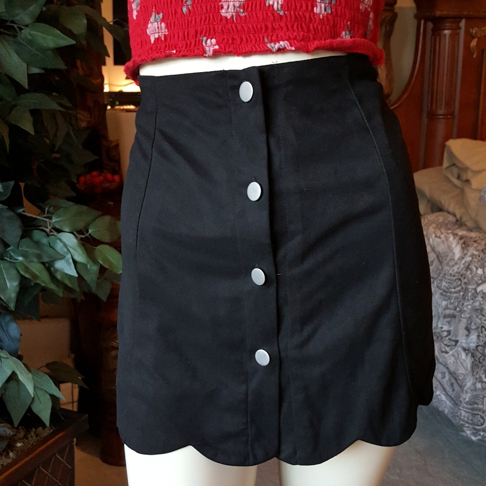 Host Pick! - Outfit | Halter & Suede Black Skirt - Picture 6 of 6